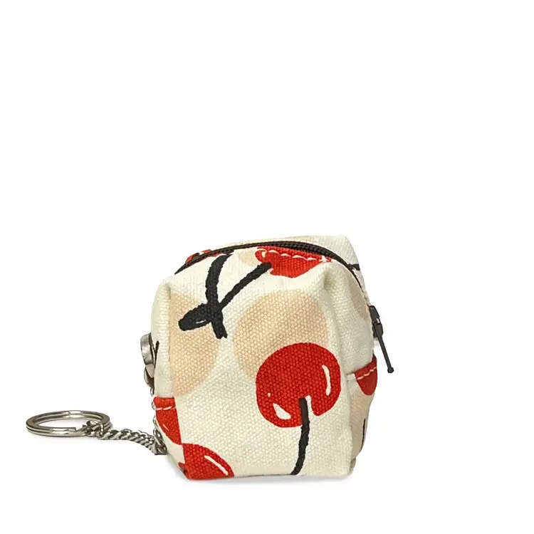 Maika Mini Cube Key Ring | Cherries