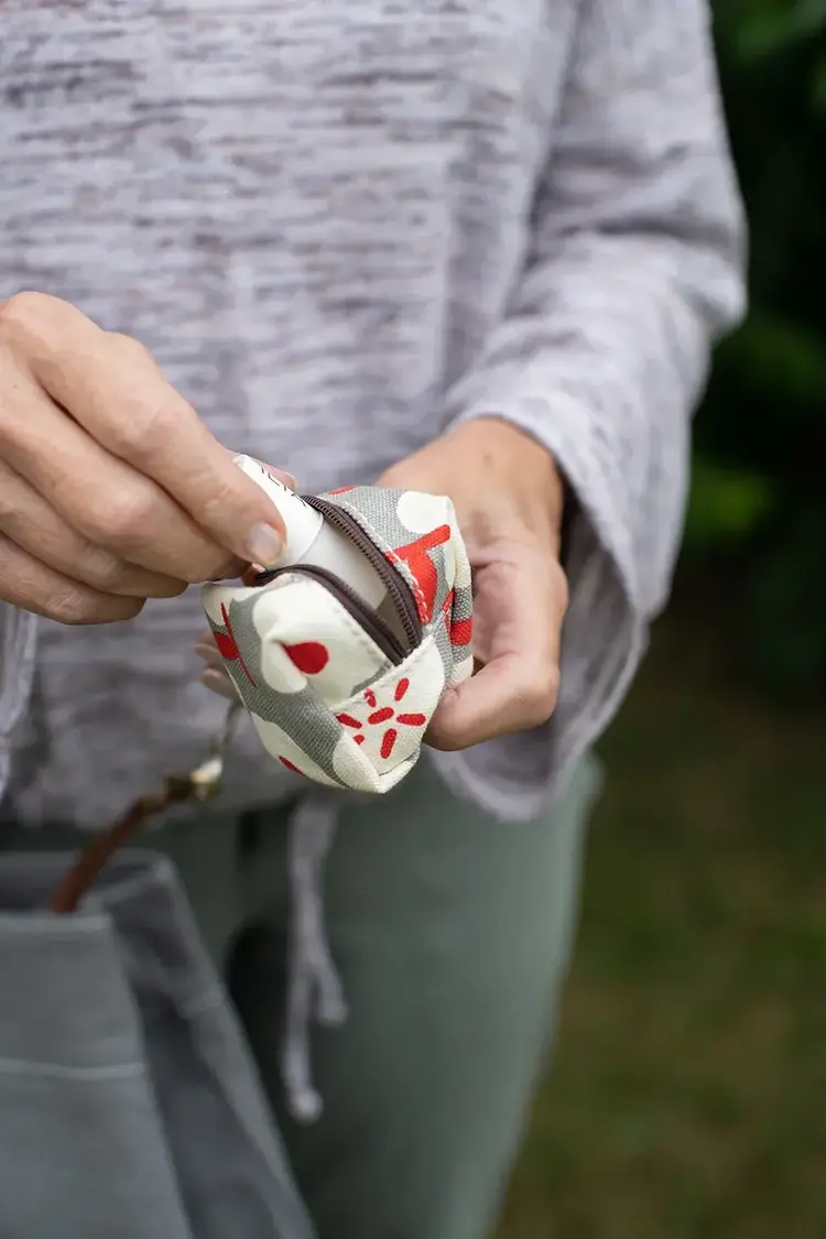Maika Mini Cube Key Ring | Sierra