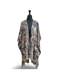 Inoah Chestnut Pocket Shawl
