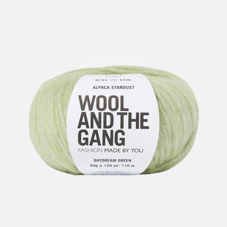 Wool and the Gang Alpaca Stardust | Daydream Green