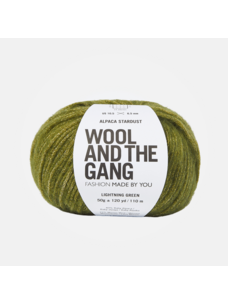 Wool and the Gang Alpaca Stardust | Lightning Green