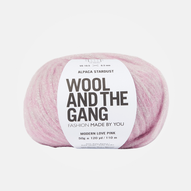 Wool and the Gang Alpaca Stardust | Modern Love Pink