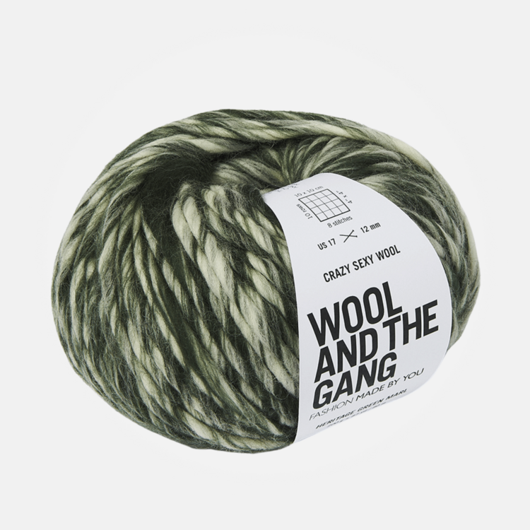 Wool and the Gang Crazy Sexy Wool | Heritage Green Marl