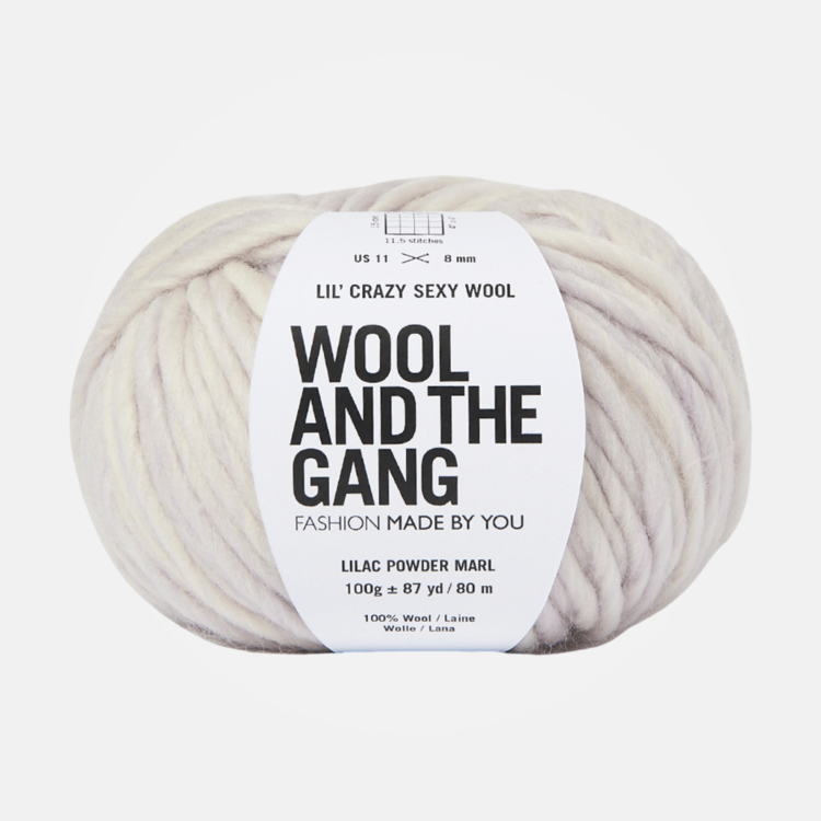 Wool and the Gang Lil' Crazy Sexy Wool | Lilac Powder Marl
