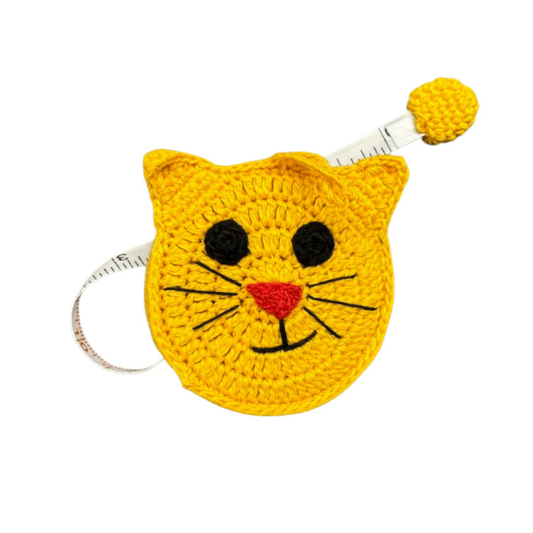 Cat Tape Measure (Yellow)