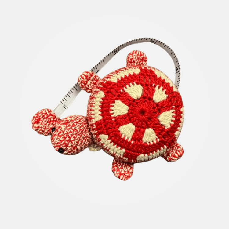 Turtle Tape Measure (Red/White)