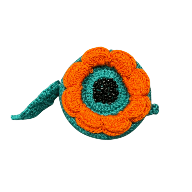 Flower Tape Measure (Orange)