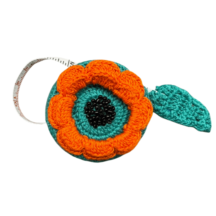 Flower Tape Measure (Orange)