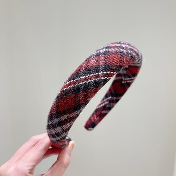 Russet Plaid Headband