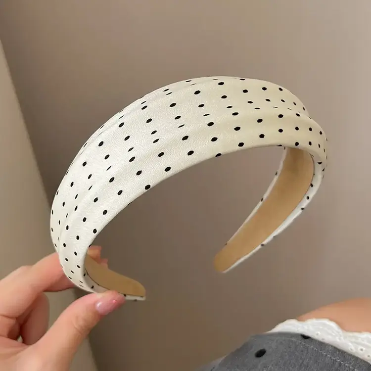 Polka Dot Headband (Ivory)