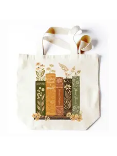 Potluck Press Vintage Bookshelf | Tote