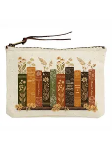 Potluck Press Vintage Bookshelf | Accessory Pouch