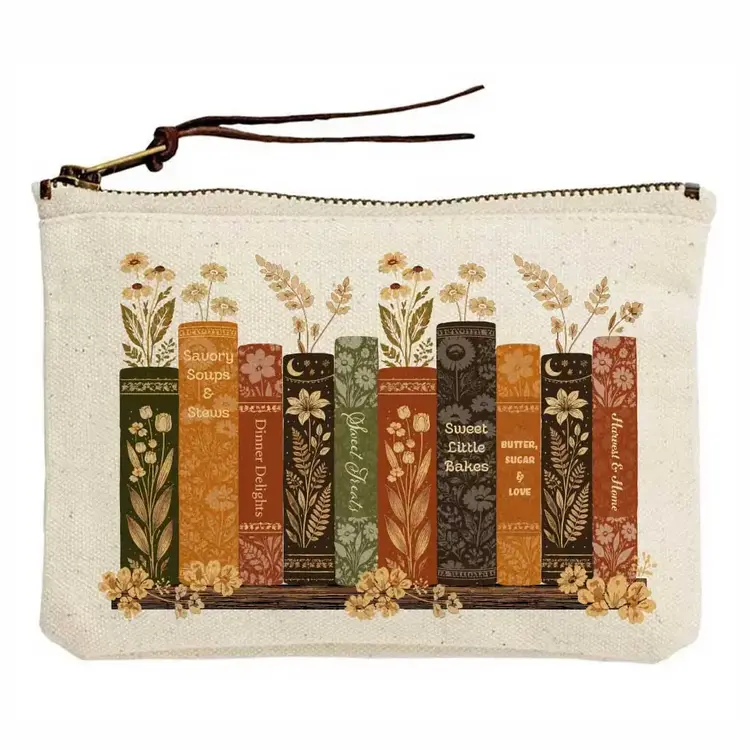 Potluck Press Vintage Bookshelf | Accessory Pouch