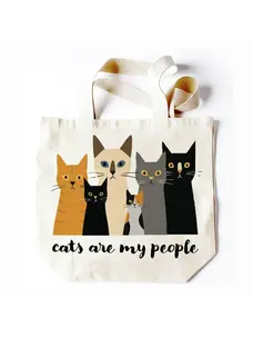 Potluck Press Cats are My People | Tote