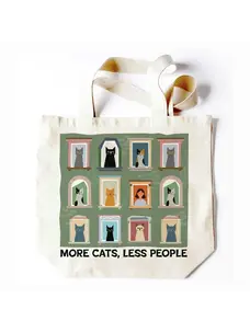Potluck Press Cats in Windows | Tote