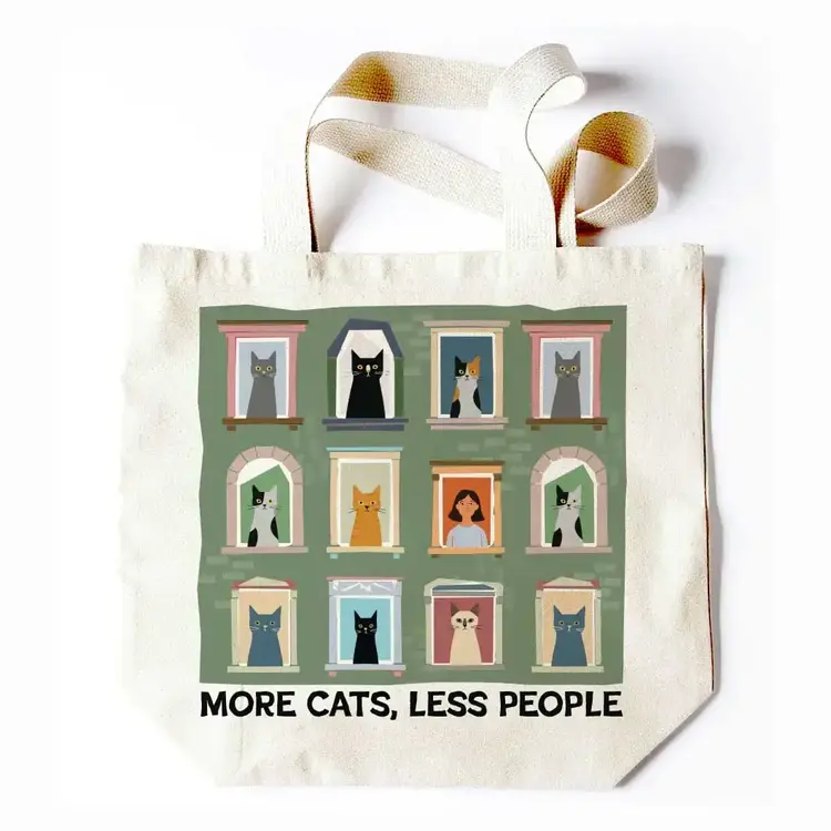 Potluck Press Cats in Windows | Tote