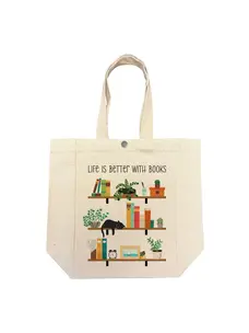 Potluck Press Life is Better With Books | Tote