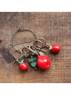 NNK Press Autumn Harvest Stitch Markers | Apples