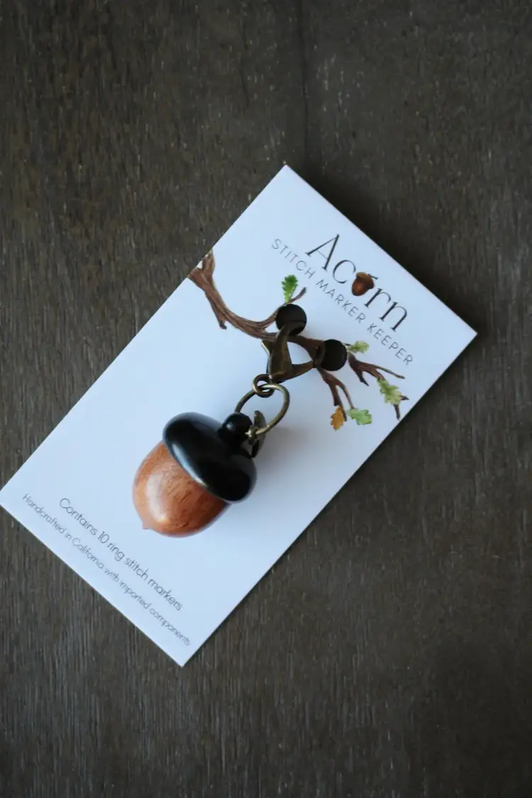 NNK Press Little Acorn Stitch Marker Keeper