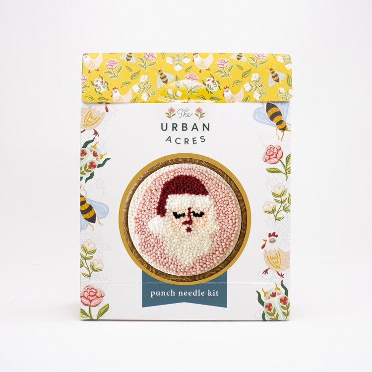 The Urban Acres Santa Punch Needle Kit