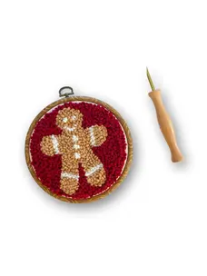 The Urban Acres Gingerbread Man Punch Needle Kit
