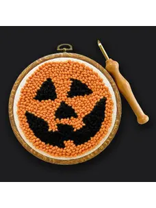 The Urban Acres Jack-O-Lantern Punch Needle Kit