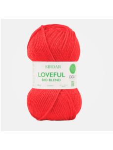 Sirdar Loveful Bio Blend Chunky | 117 (Radiant Red)