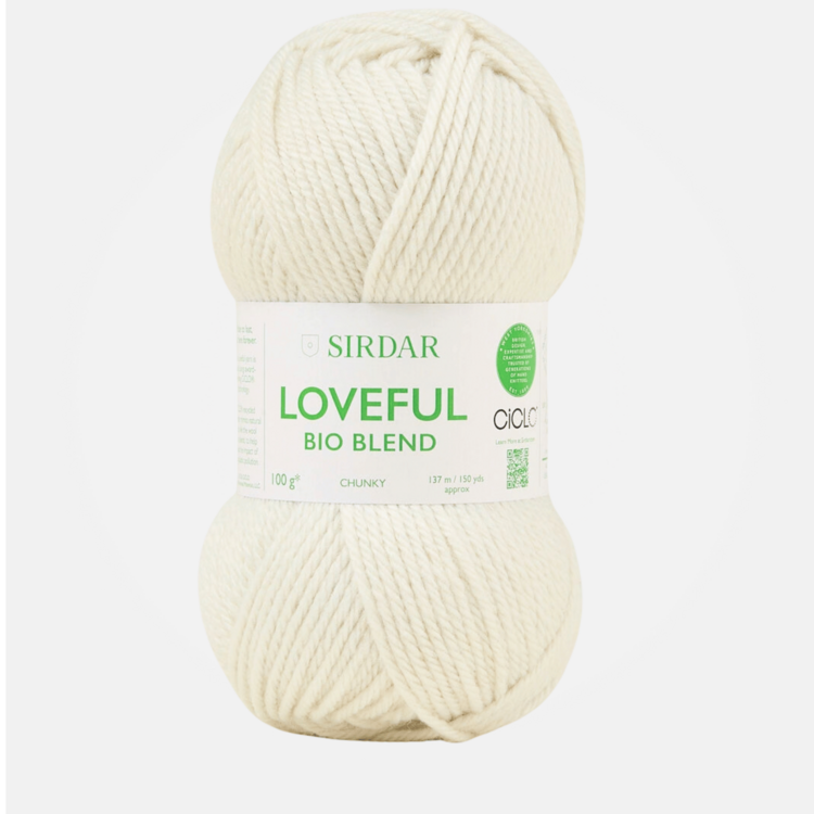 Sirdar Loveful Bio Blend Chunky | 118 (Polished Pearl)