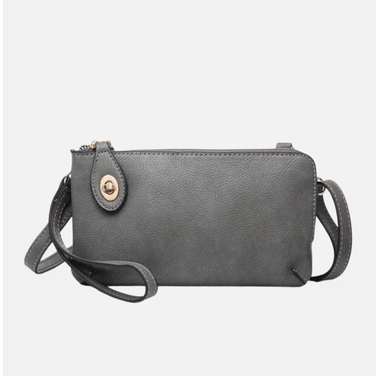 Jen & Co. Kendall Crossbody (Charcoal)
