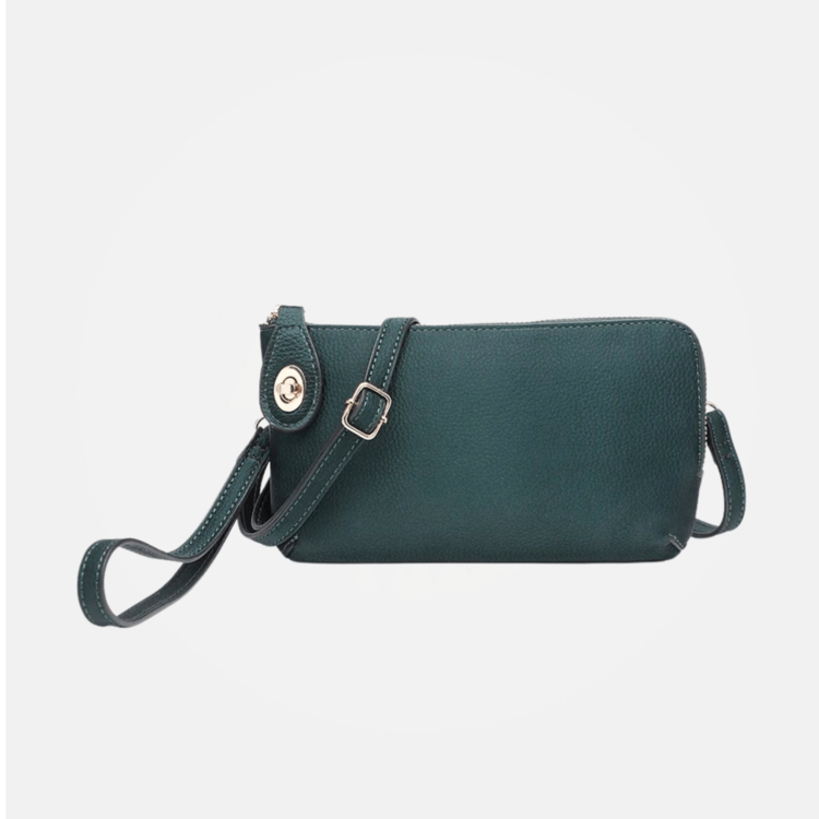 Jen & Co. Kendall Crossbody (Dark Emerald)