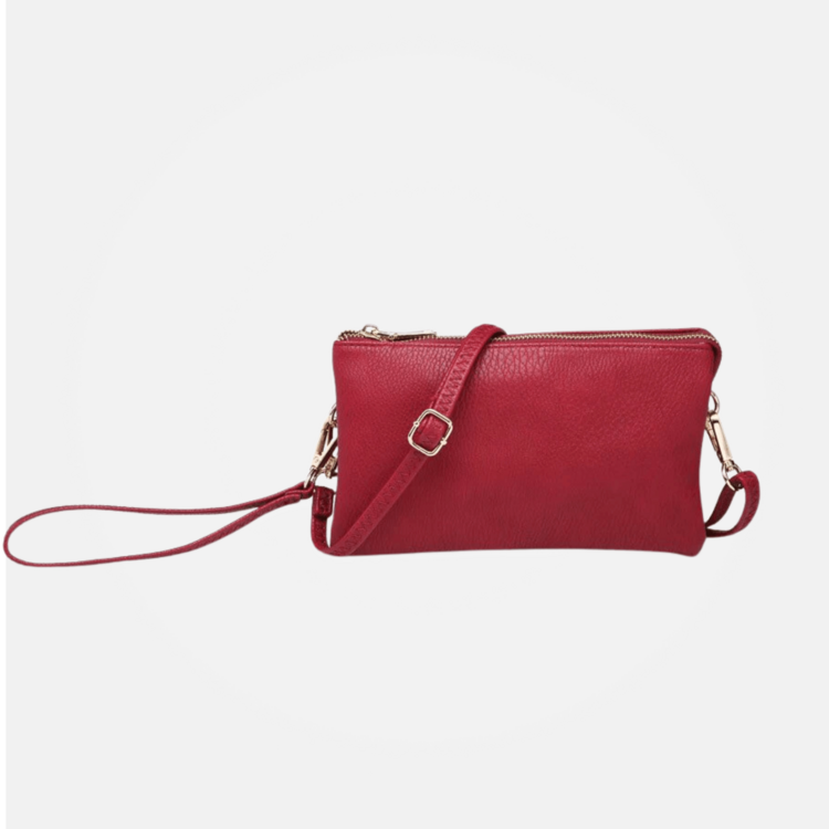 Jen & Co. Riley Crossbody (Wine)
