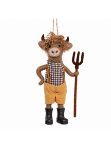 One Hundred 80 degrees Farmyard Highland Cow