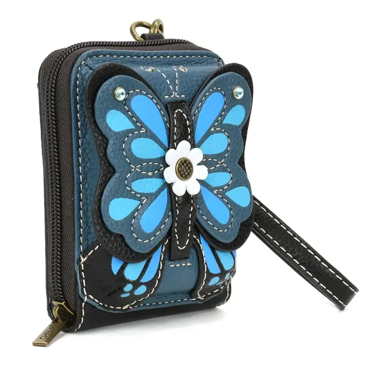Chala Blue Butterfly Cute-C Wallet