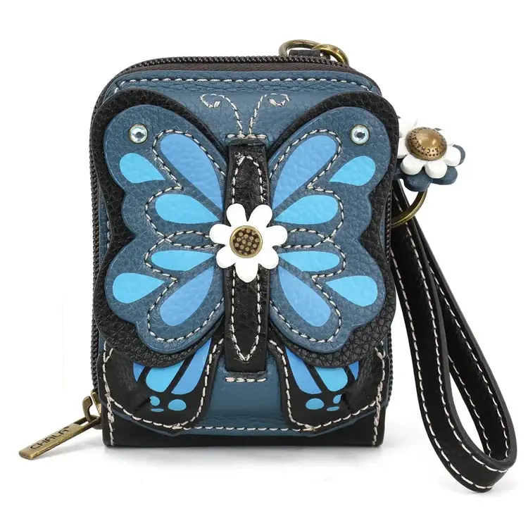 Chala Blue Butterfly Cute-C Wallet