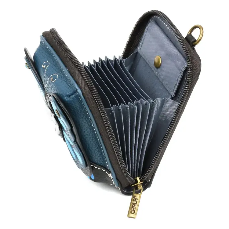 Chala Blue Butterfly Cute-C Wallet