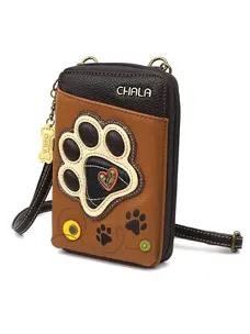 Chala Ivory Pawprint Wallet Crossbody