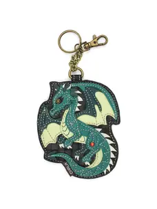Chala Turquoise Dragon Key Fob/Coin Purse
