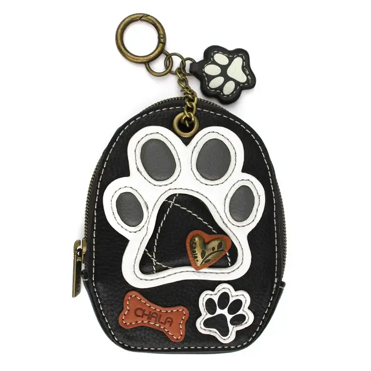 Chala Pawprint Coin Purse Keychain