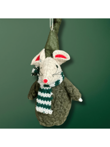 One Hundred 80 degrees Christmas Mouse | Green Elf