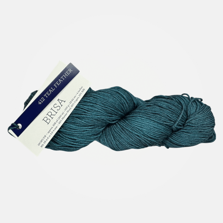 Malabrigo Brisa | Teal Feather (412)