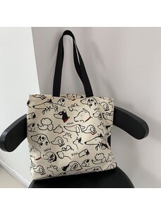 Dog Doodles Tote | Natural