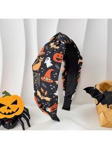 Halloween Whimsy Knot Headband | Black