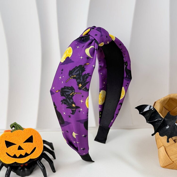 Midnight Magic Knot Headband | Purple
