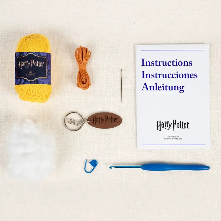 DMC Harry Potter Amigurumi Keyring Kit | Golden Snitch