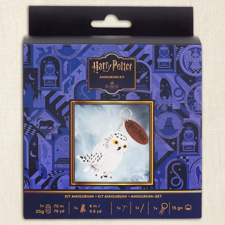 DMC Harry Potter Amigurumi Keyring Kit | Hedwig