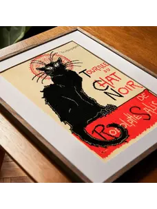 DMC Tour of the Black Cat by Théophile-Alexandre Steinlen | Cross Stitch Kit