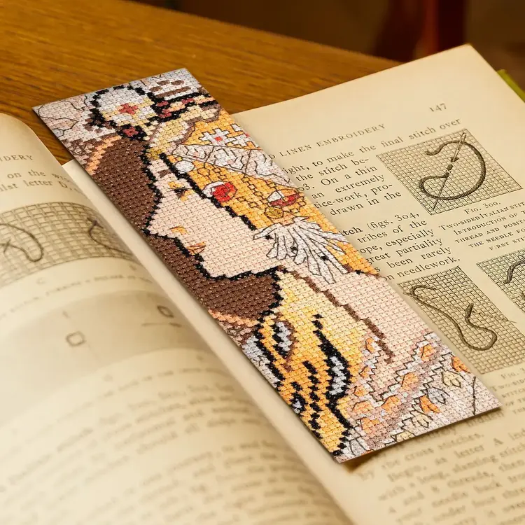 DMC Zodiac by Alfons Mucha | Cross Stitch Bookmark Kit