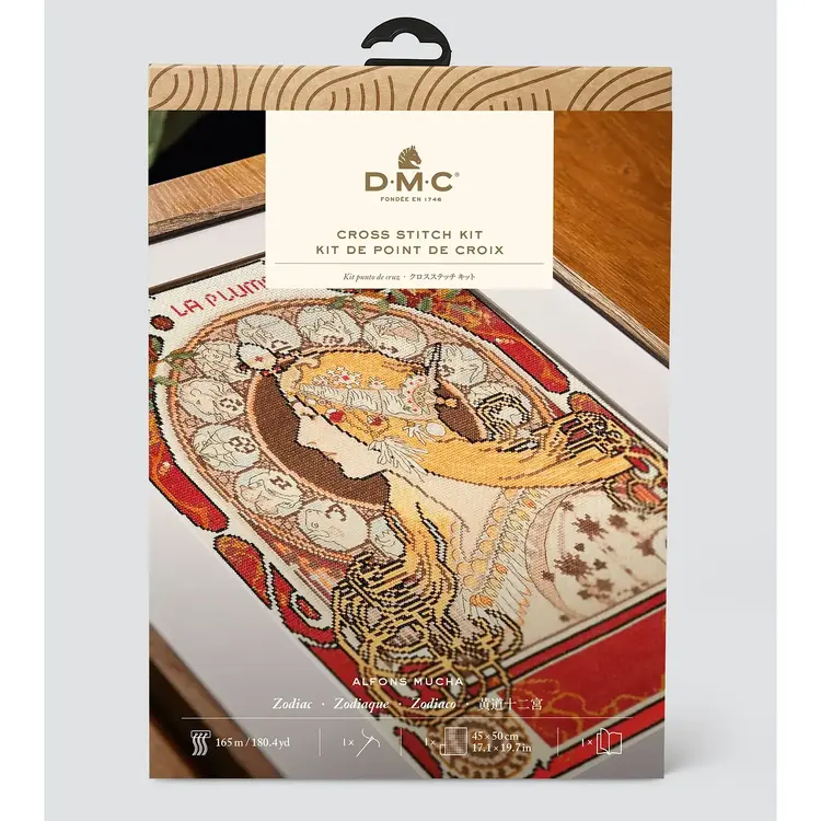 DMC Zodiac by Alfons Mucha | Cross Stitch Kit