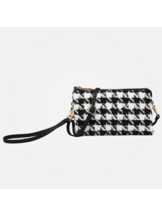 Jen & Co. Riley Crossbody (Houndstooth)