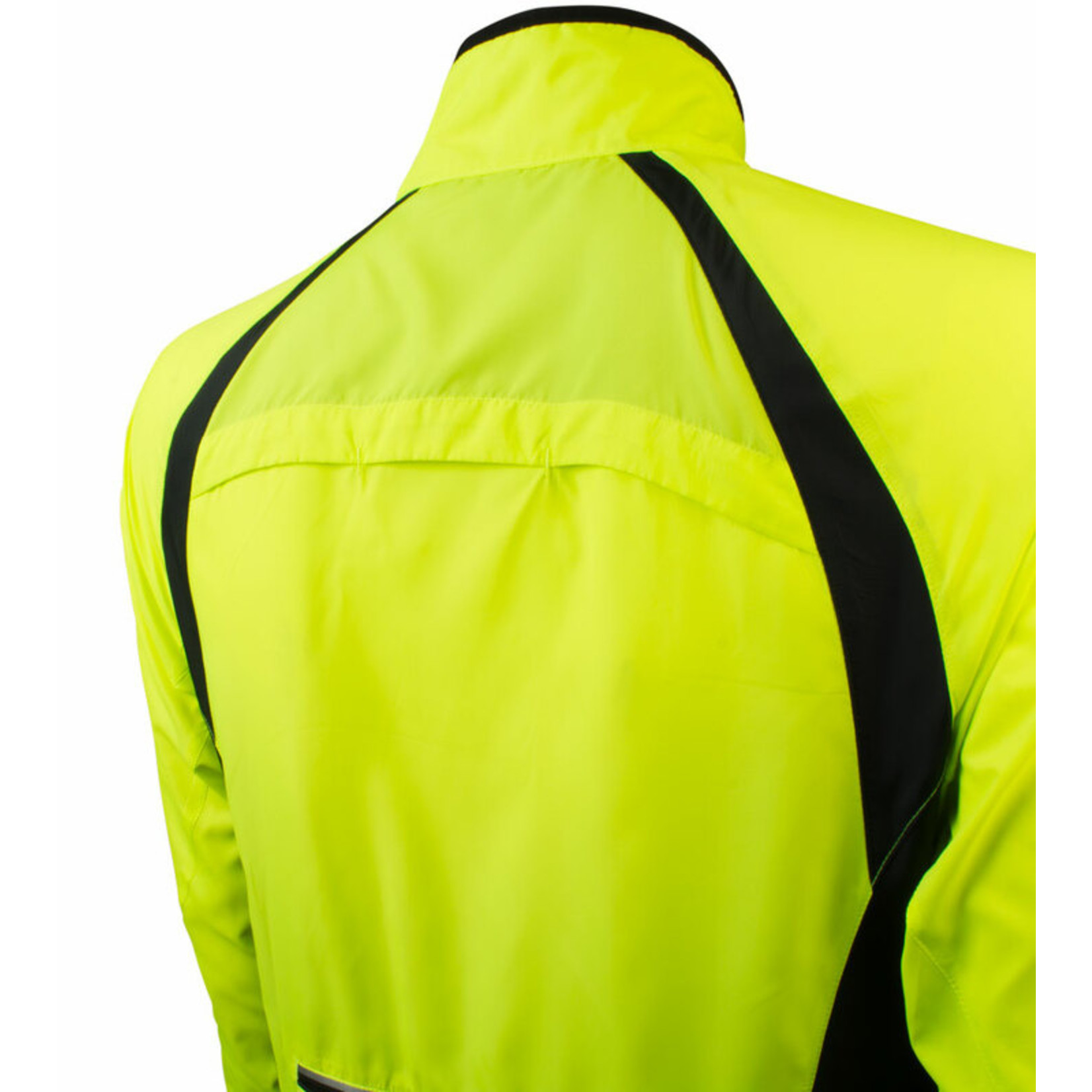 Aero Tech Men's Windproof Packable Safety Jacket - High Visibility Windbreaker